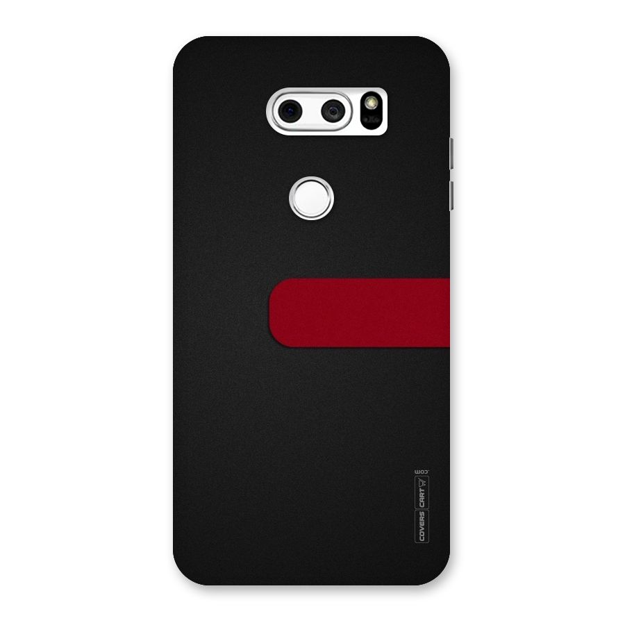 Single Red Stripe Back Case for LG V30