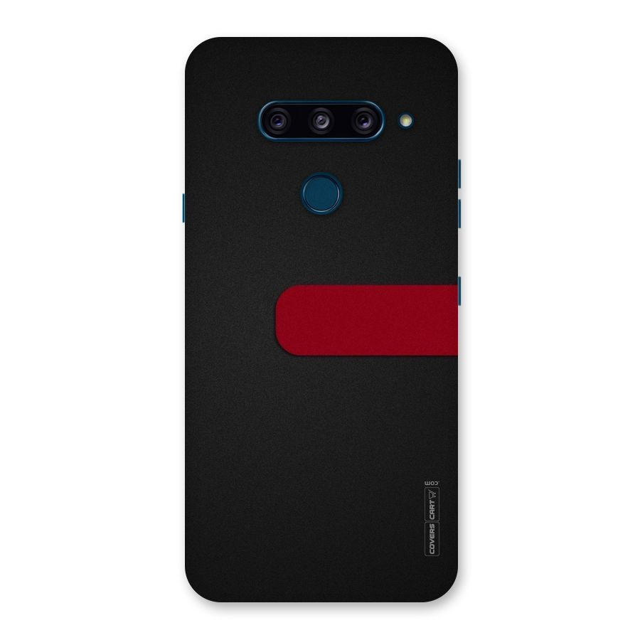 Single Red Stripe Back Case for LG  V40 ThinQ