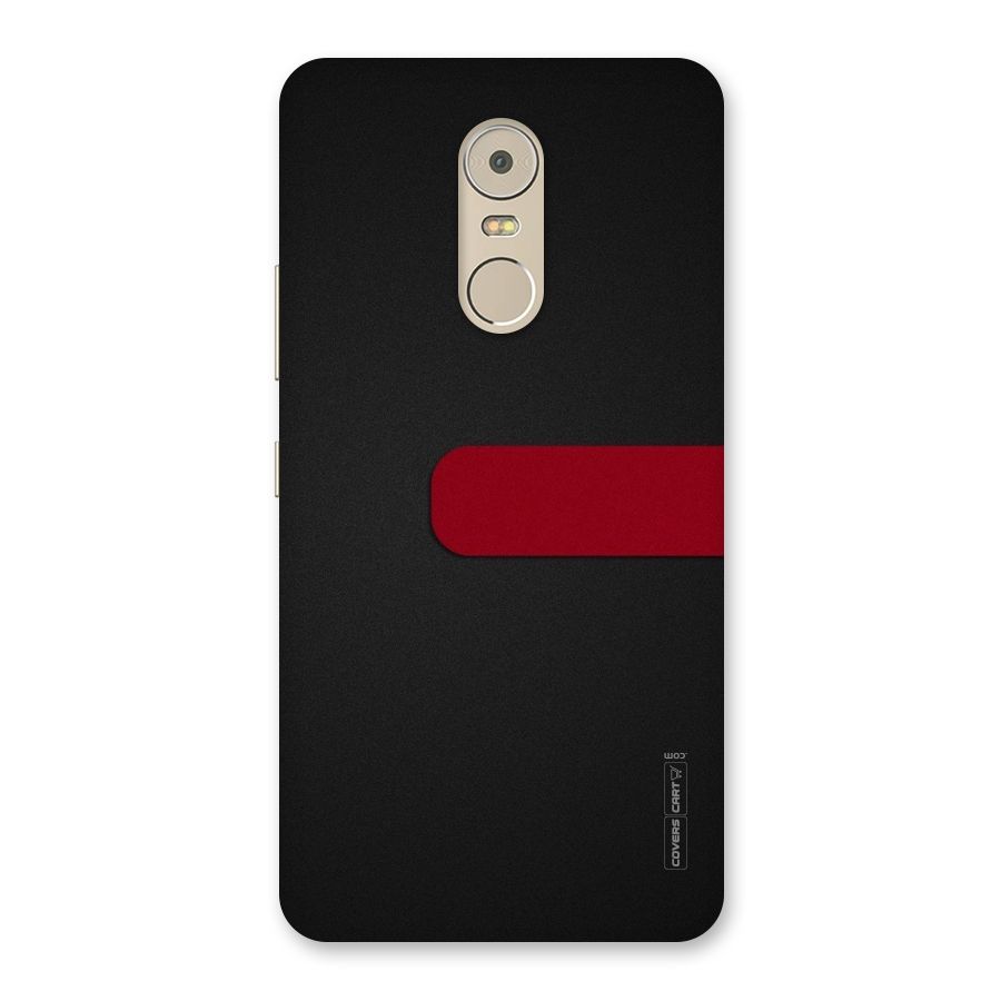 Single Red Stripe Back Case for Lenovo K6 Note