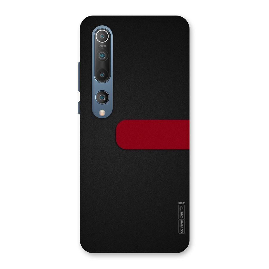 Single Red Stripe Back Case for Mi 10