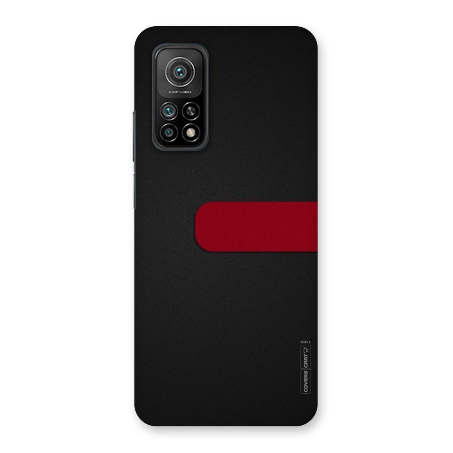Single Red Stripe Back Case for Mi 10T Pro 5G