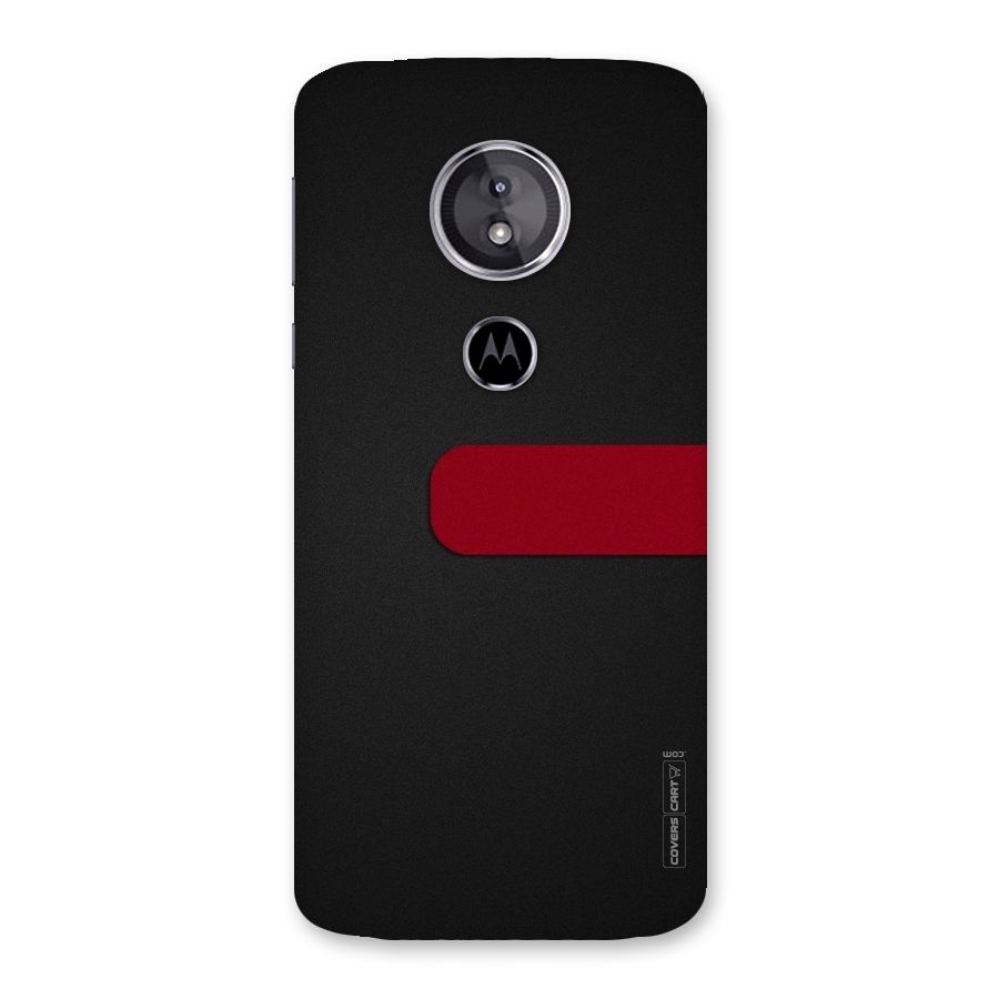 Single Red Stripe Back Case for Moto E5