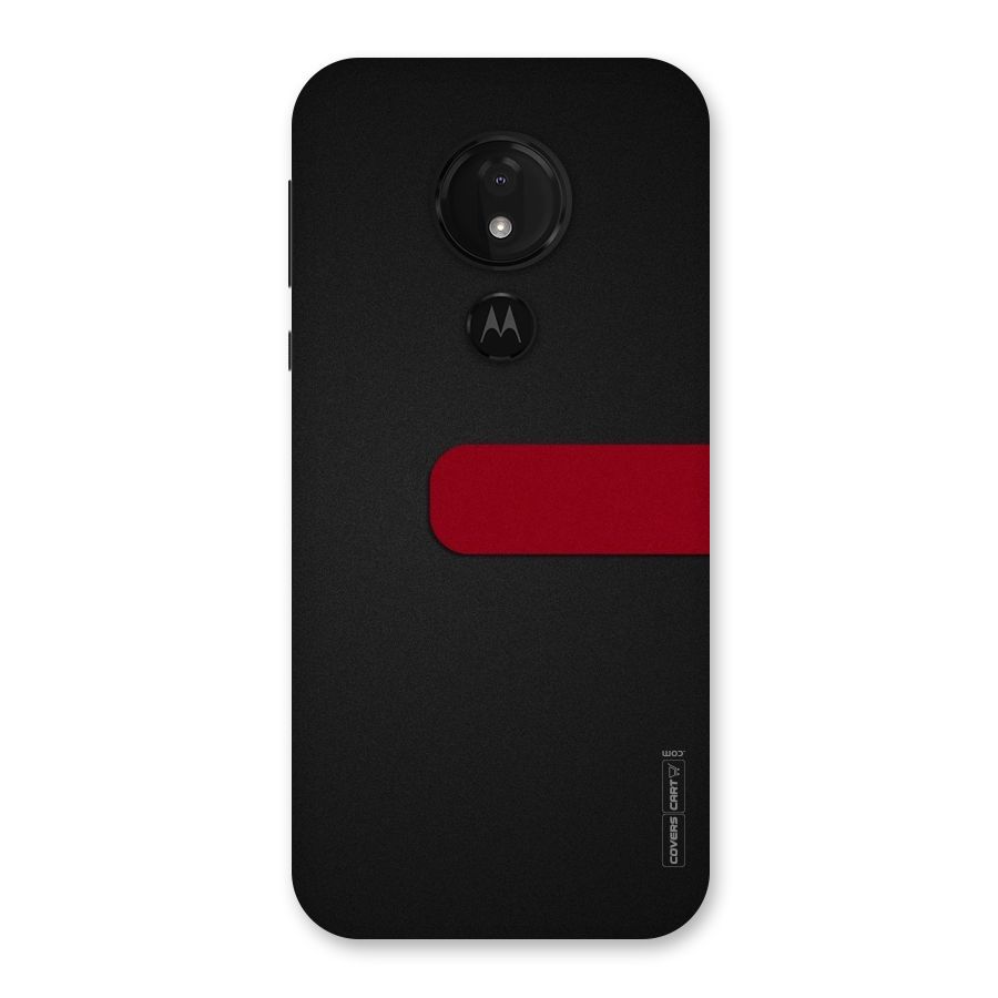 Single Red Stripe Back Case for Moto G7 Power