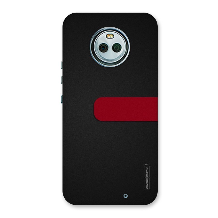 Single Red Stripe Back Case for Moto X4