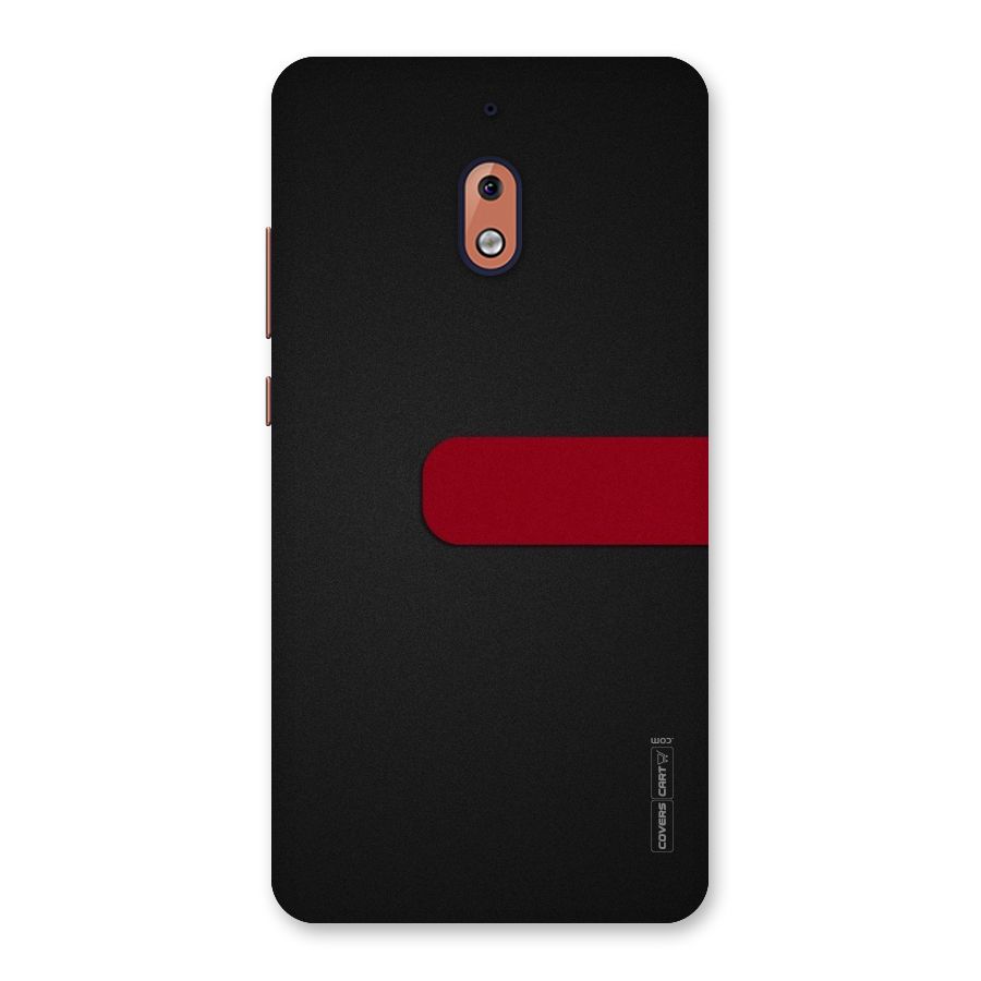 Single Red Stripe Back Case for Nokia 2.1