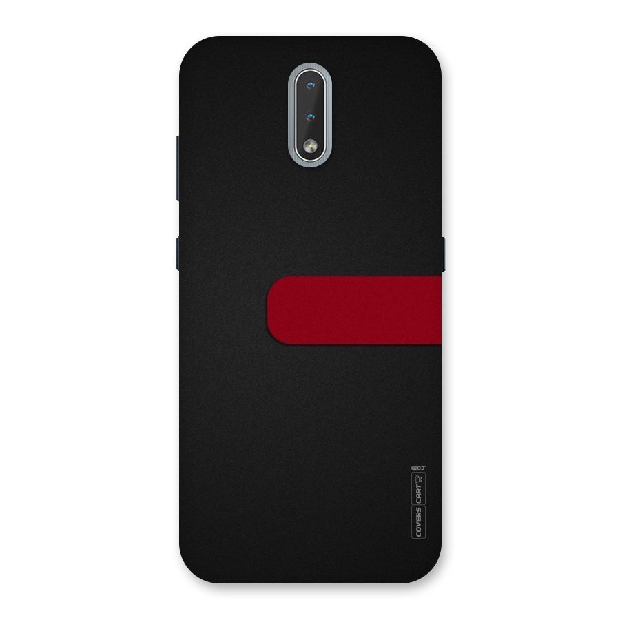 Single Red Stripe Back Case for Nokia 2.3