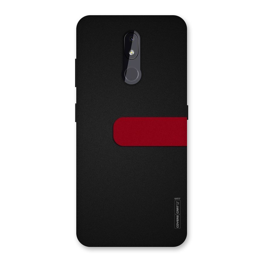 Single Red Stripe Back Case for Nokia 3.2