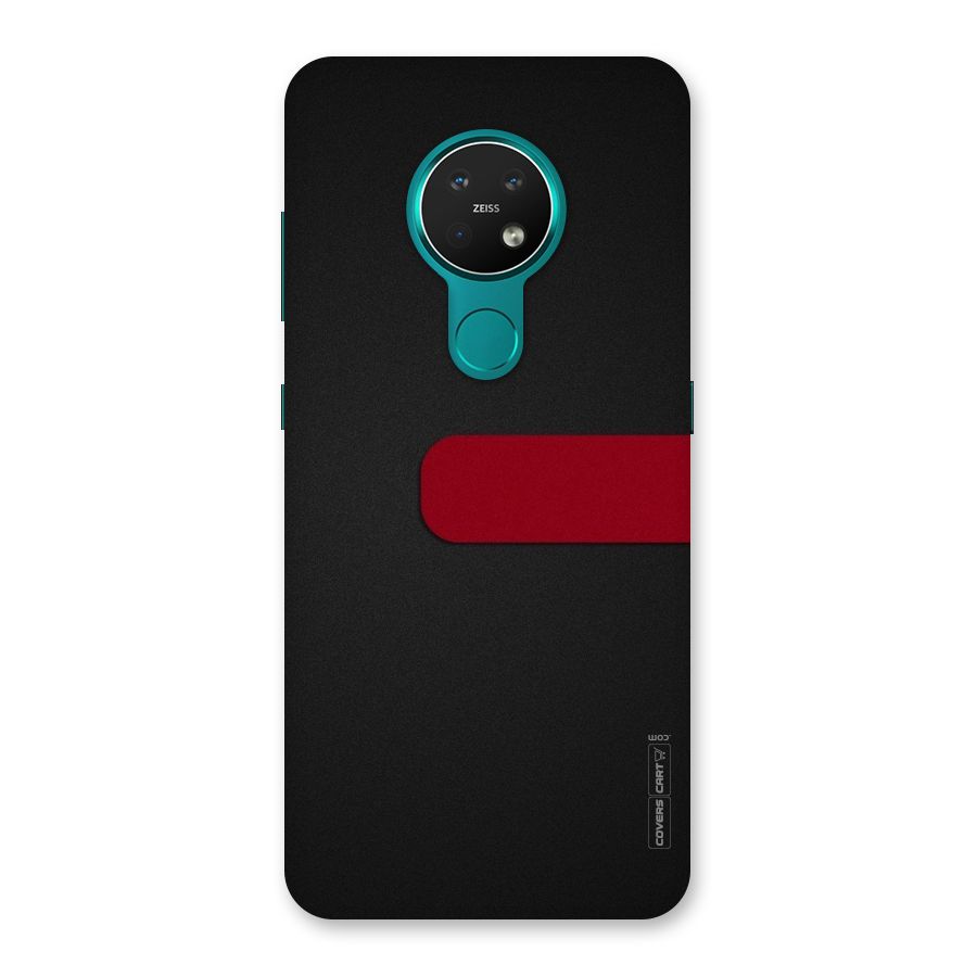 Single Red Stripe Back Case for Nokia 7.2