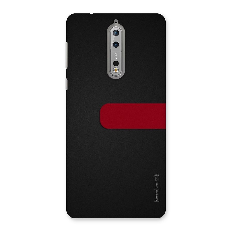 Single Red Stripe Back Case for Nokia 8