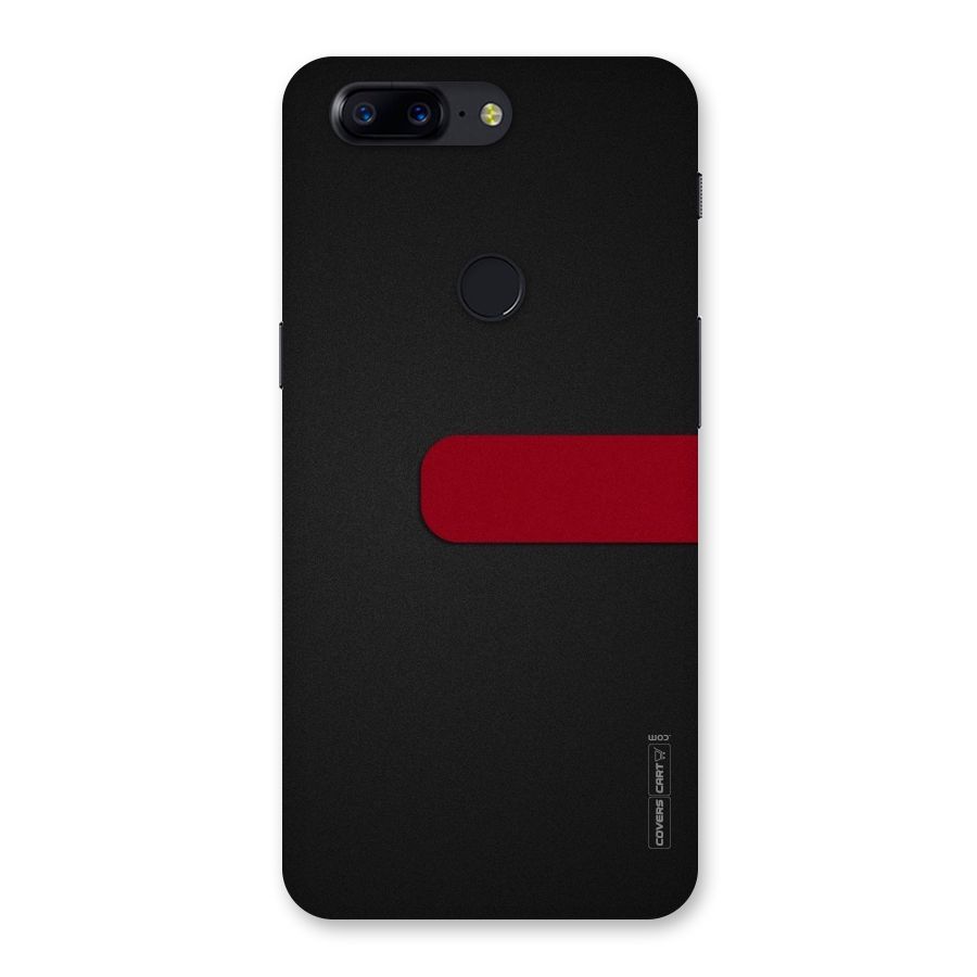 Single Red Stripe Back Case for OnePlus 5T
