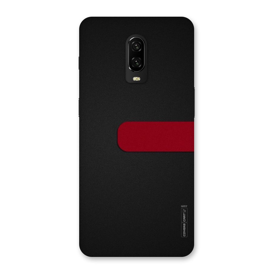 Single Red Stripe Back Case for OnePlus 6T