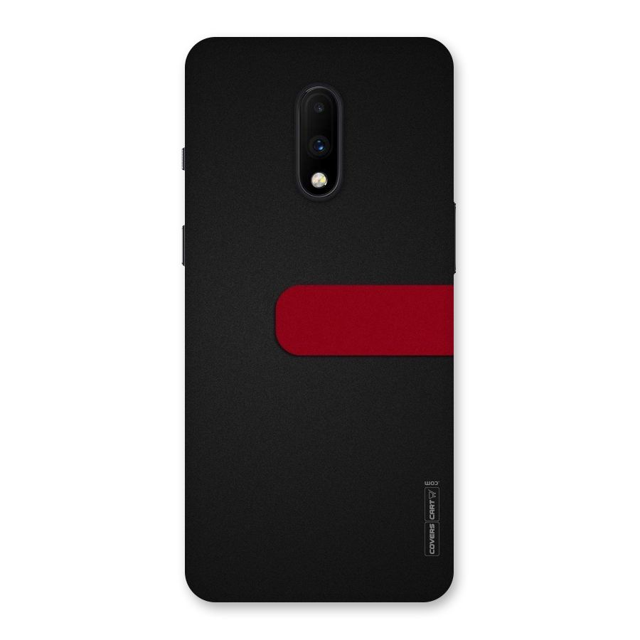 Single Red Stripe Back Case for OnePlus 7