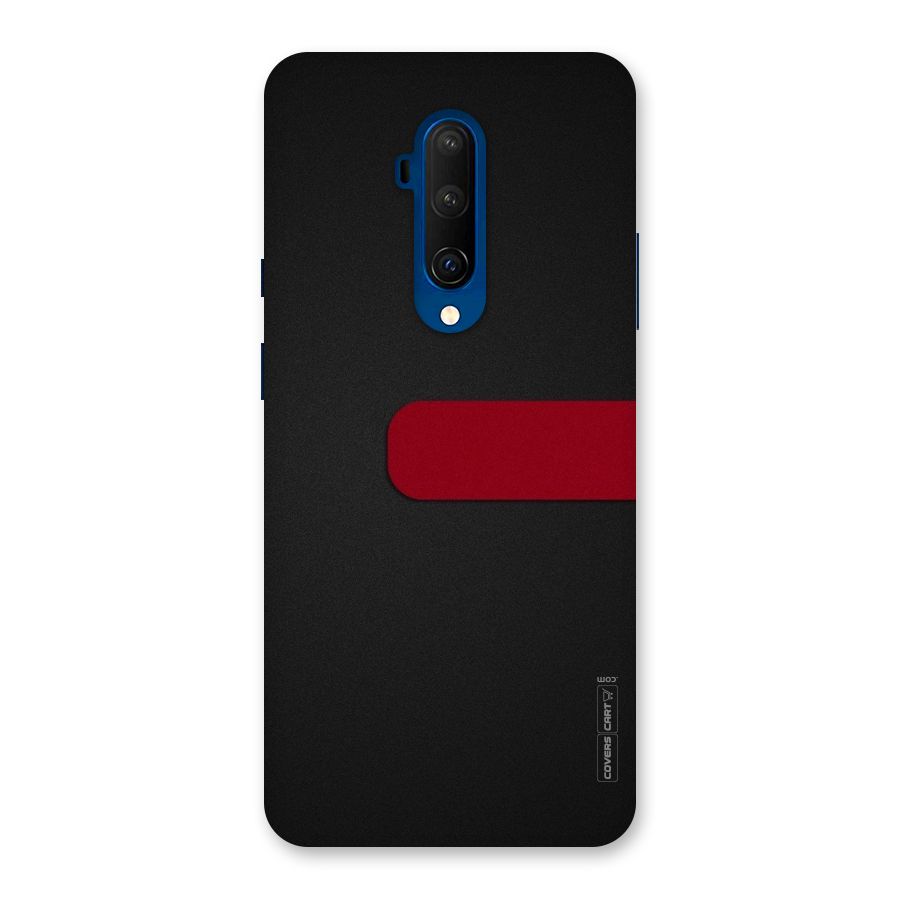 Single Red Stripe Back Case for OnePlus 7T Pro