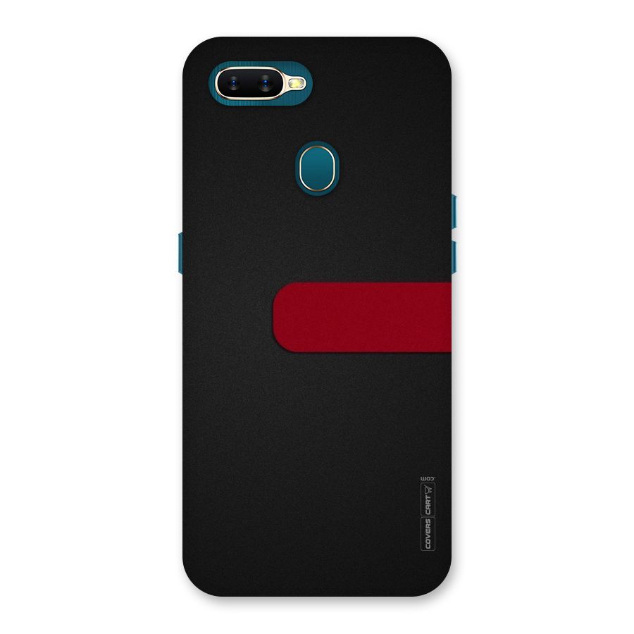 Single Red Stripe Back Case for Oppo A11k
