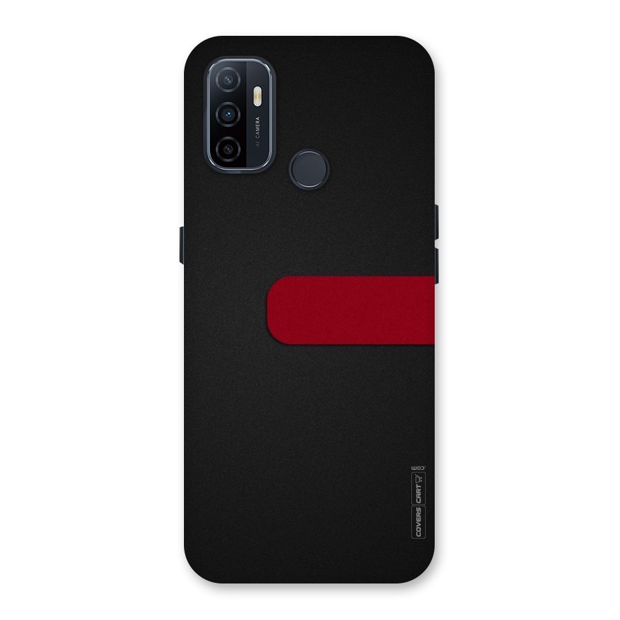 Single Red Stripe Back Case for Oppo A32
