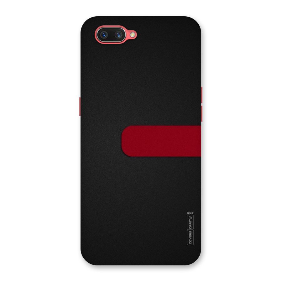 Single Red Stripe Back Case for Oppo A3s