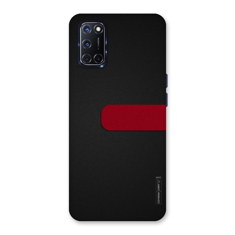 Single Red Stripe Back Case for Oppo A52