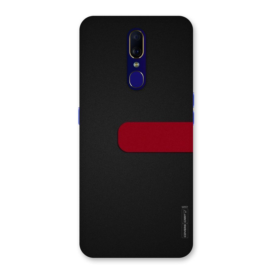 Single Red Stripe Back Case for Oppo F11