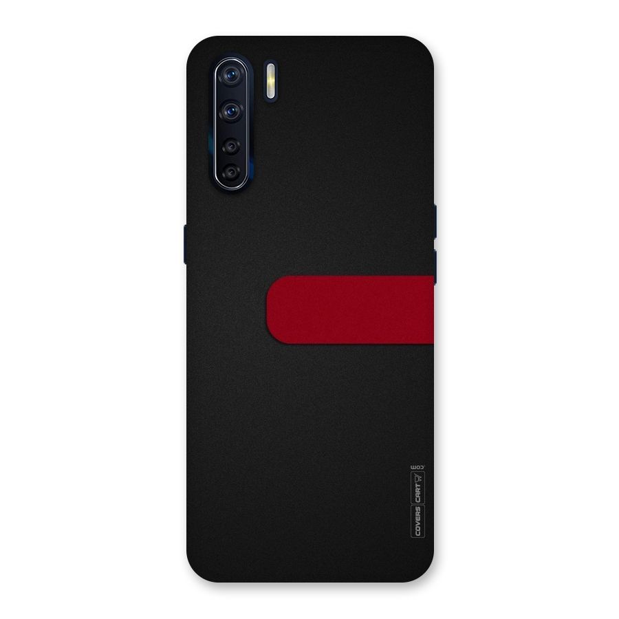 Single Red Stripe Back Case for Oppo F15