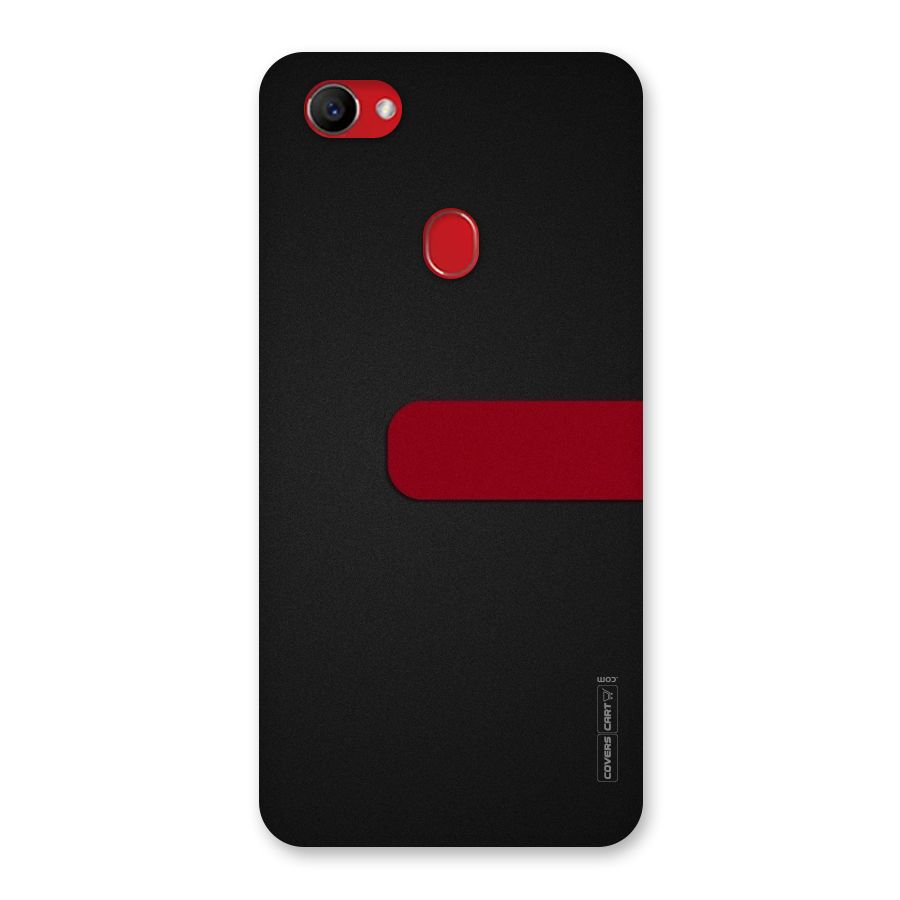 Single Red Stripe Back Case for Oppo F7
