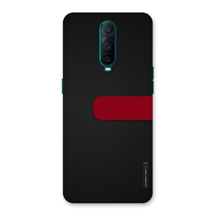 Single Red Stripe Back Case for Oppo R17 Pro