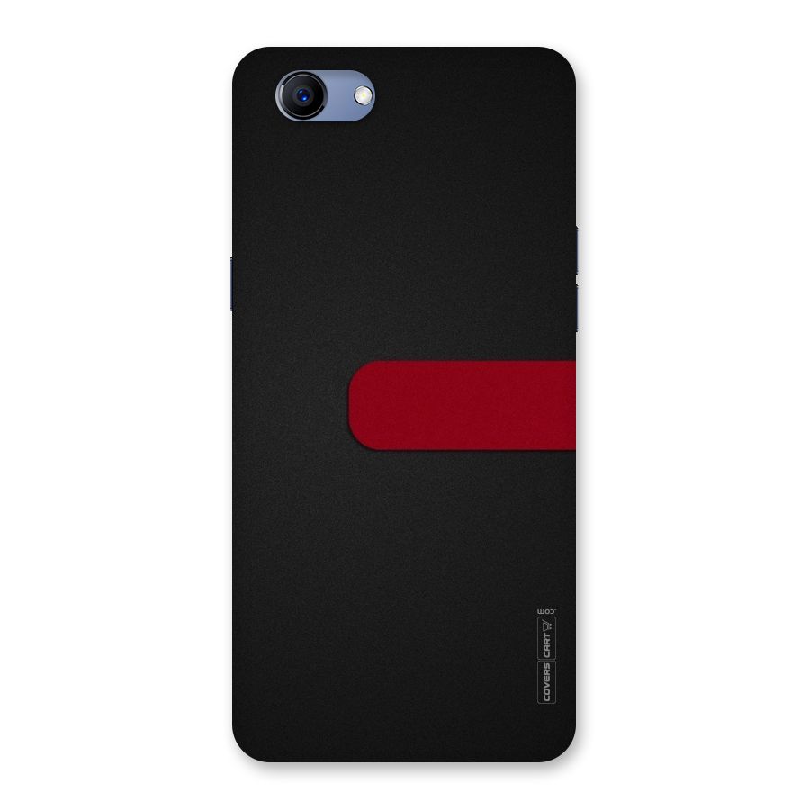 Single Red Stripe Back Case for Oppo Realme 1