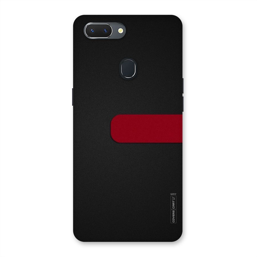 Single Red Stripe Back Case for Oppo Realme 2