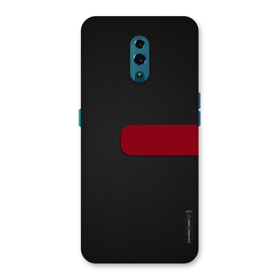 Single Red Stripe Back Case for Oppo Reno