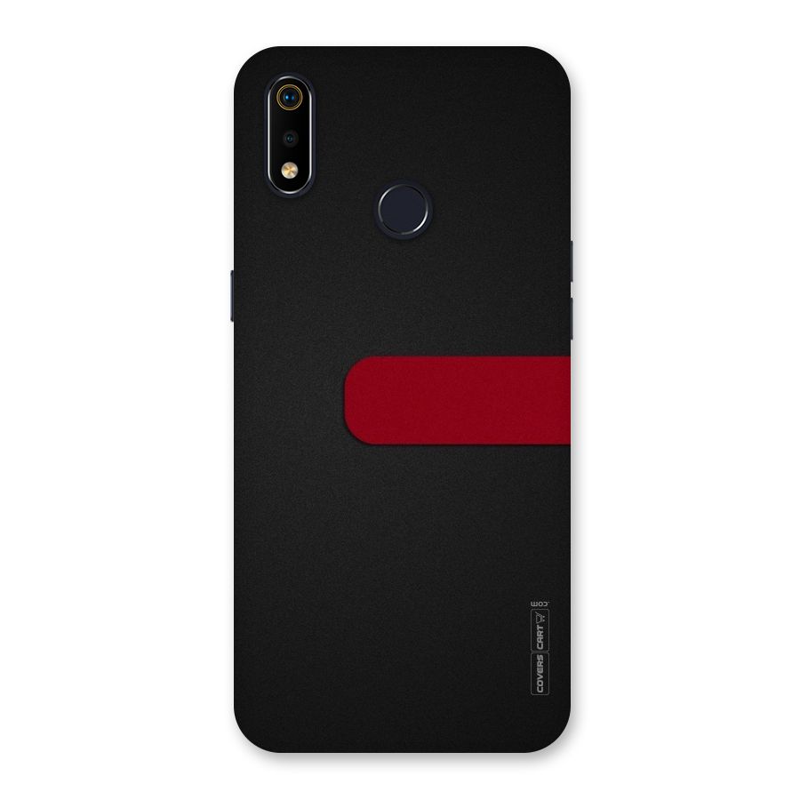 Single Red Stripe Back Case for Realme 3i