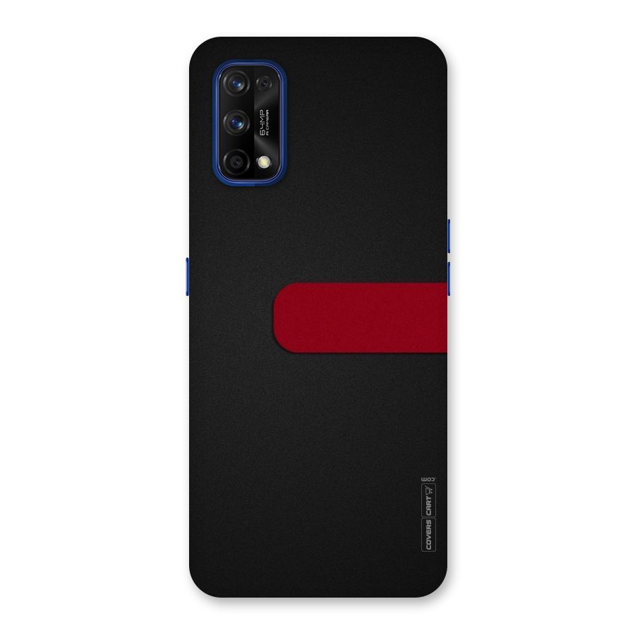 Single Red Stripe Back Case for Realme 7 Pro