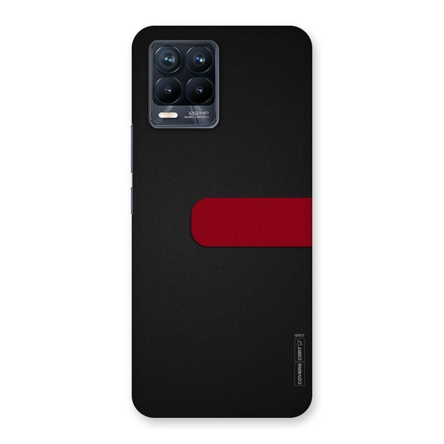 Single Red Stripe Back Case for Realme 8 Pro