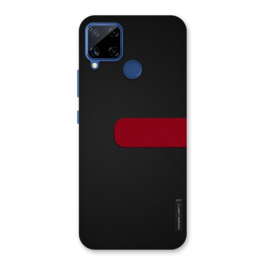 Single Red Stripe Back Case for Realme C15