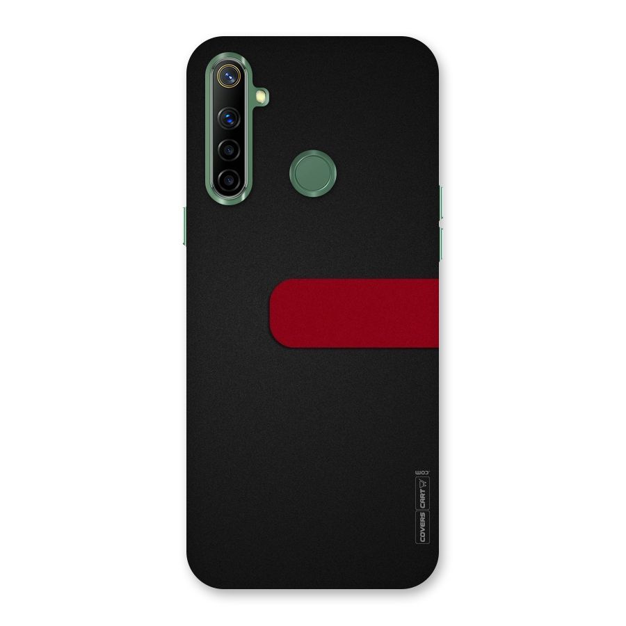 Single Red Stripe Back Case for Realme Narzo 10