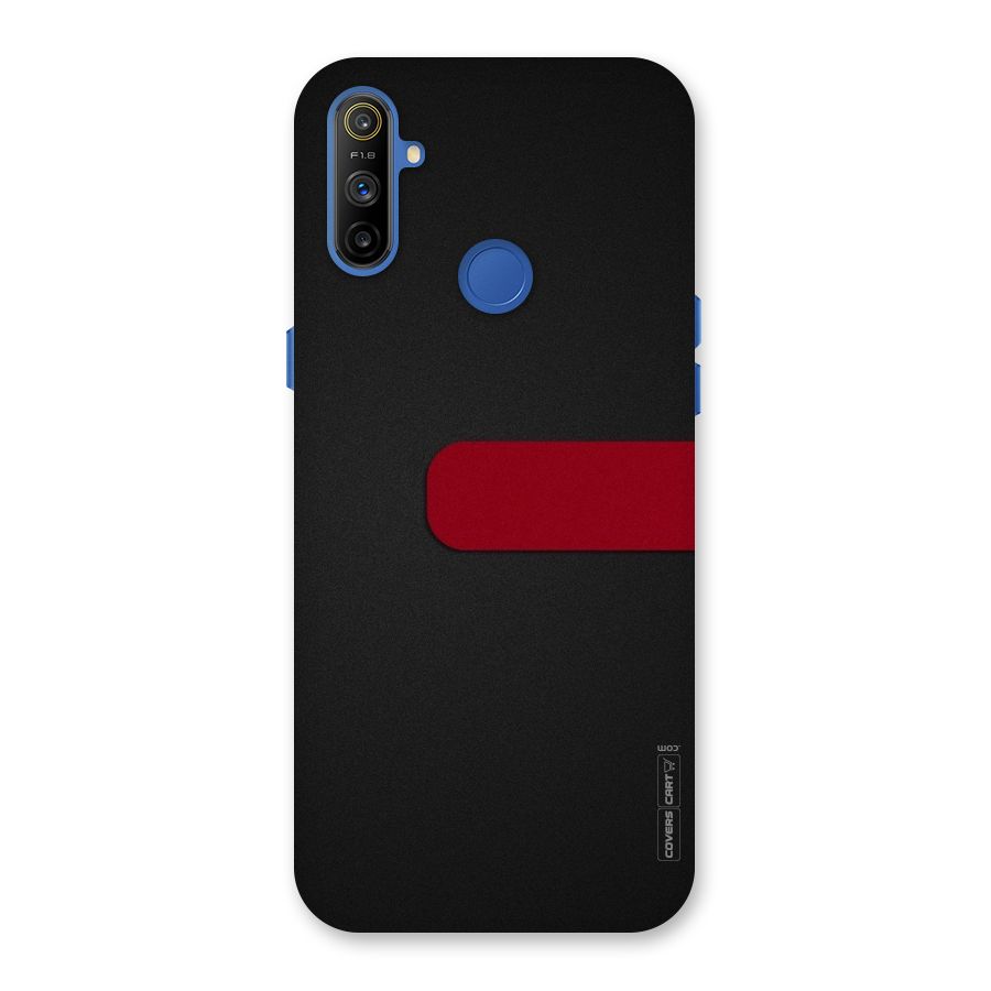Single Red Stripe Back Case for Realme Narzo 10A