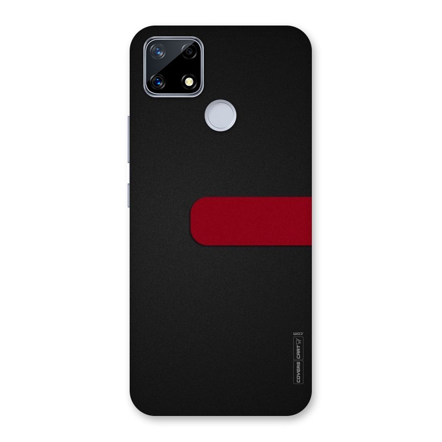 Single Red Stripe Back Case for Realme Narzo 20