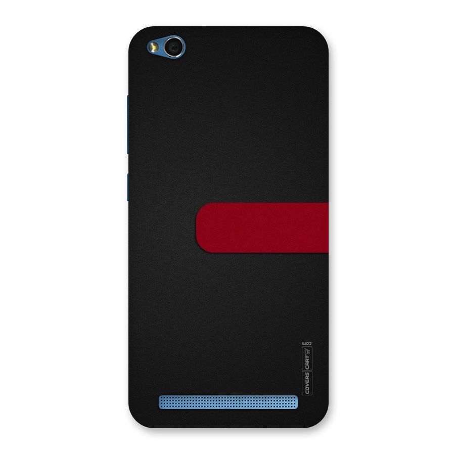 Single Red Stripe Back Case for Redmi 5A