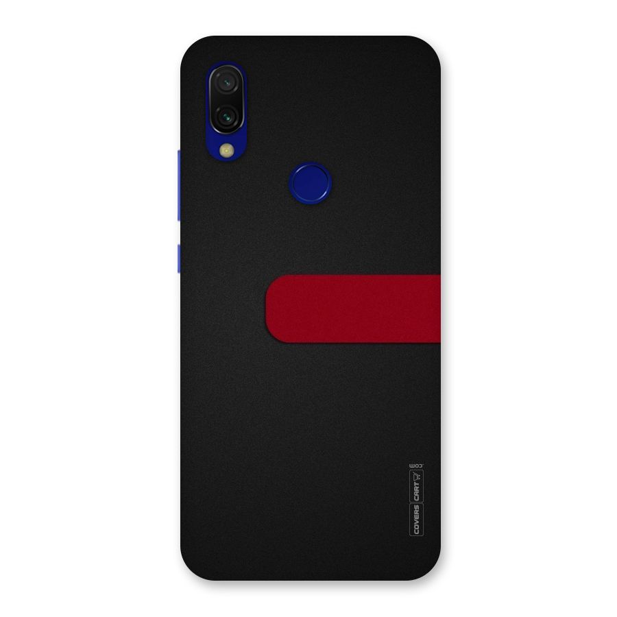 Single Red Stripe Back Case for Redmi 7