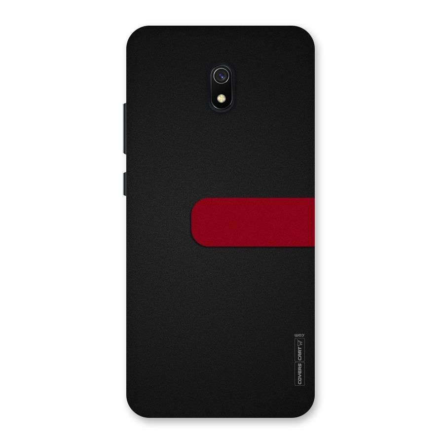 Single Red Stripe Back Case for Redmi 8A
