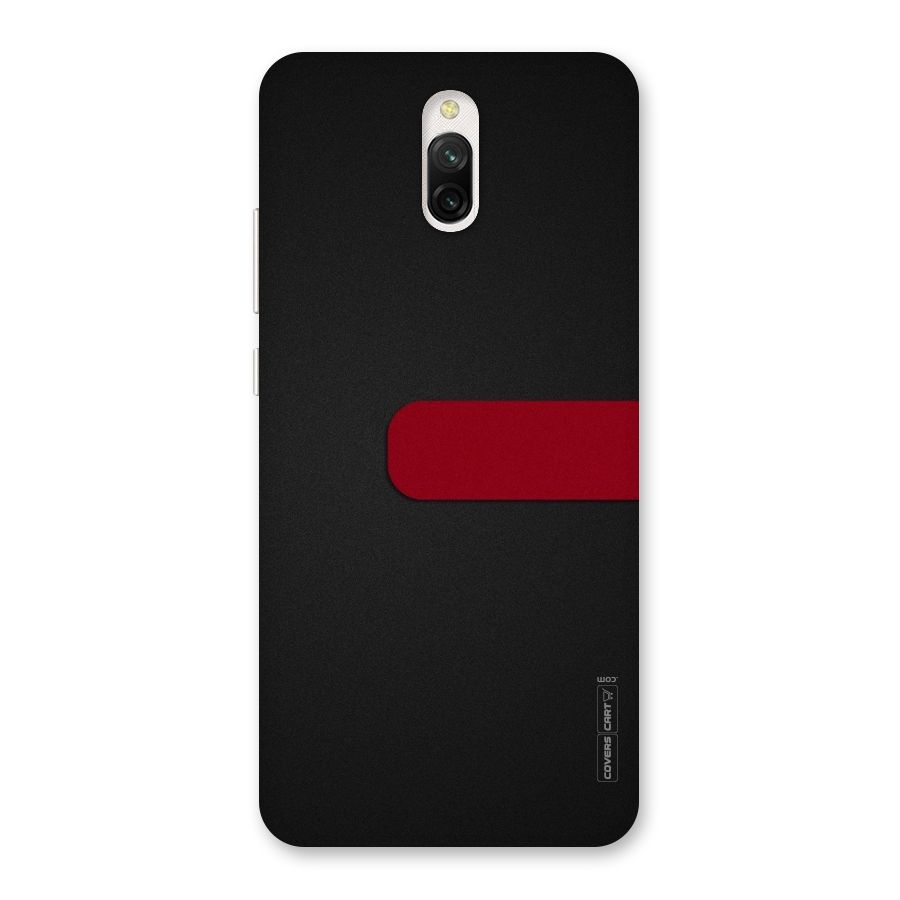 Single Red Stripe Back Case for Redmi 8A Dual