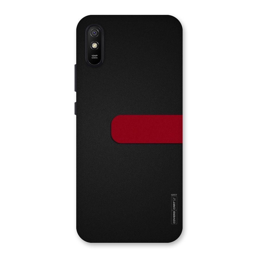 Single Red Stripe Back Case for Redmi 9A