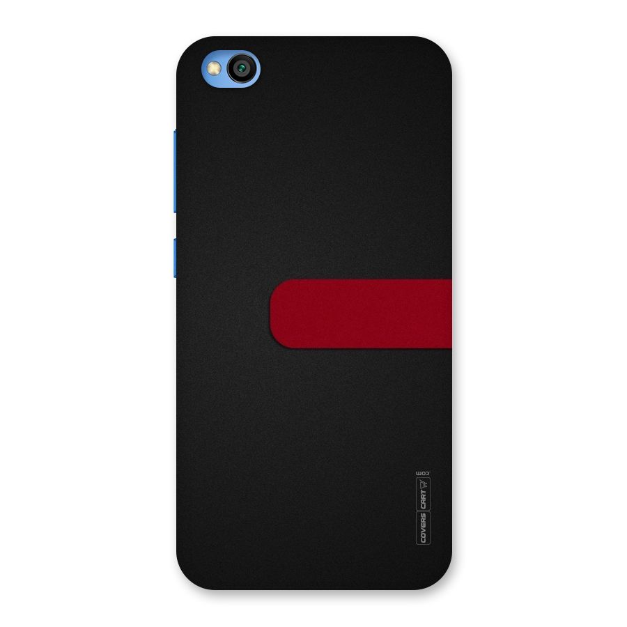 Single Red Stripe Back Case for Redmi Go