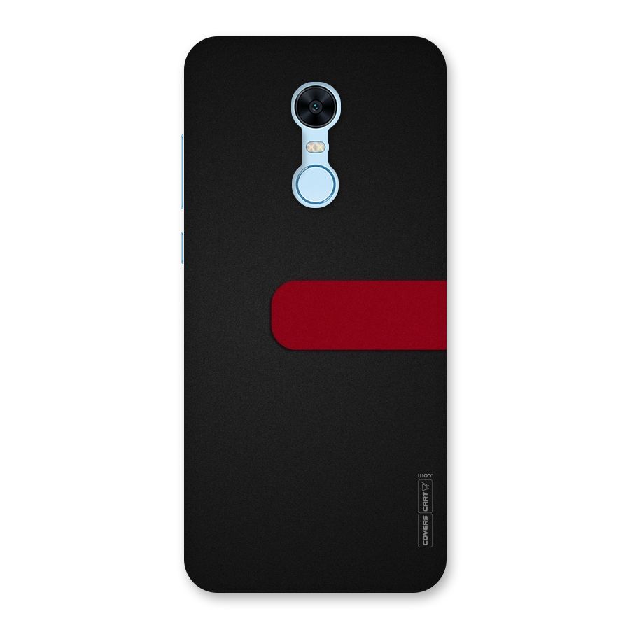 Single Red Stripe Back Case for Redmi Note 5