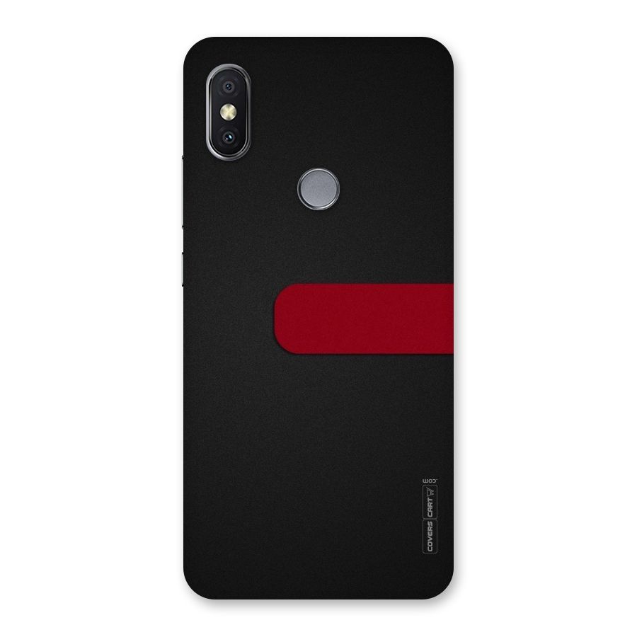 Single Red Stripe Back Case for Redmi Y2