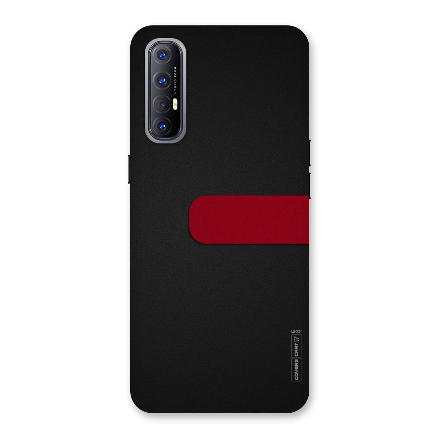 Single Red Stripe Back Case for Reno3 Pro