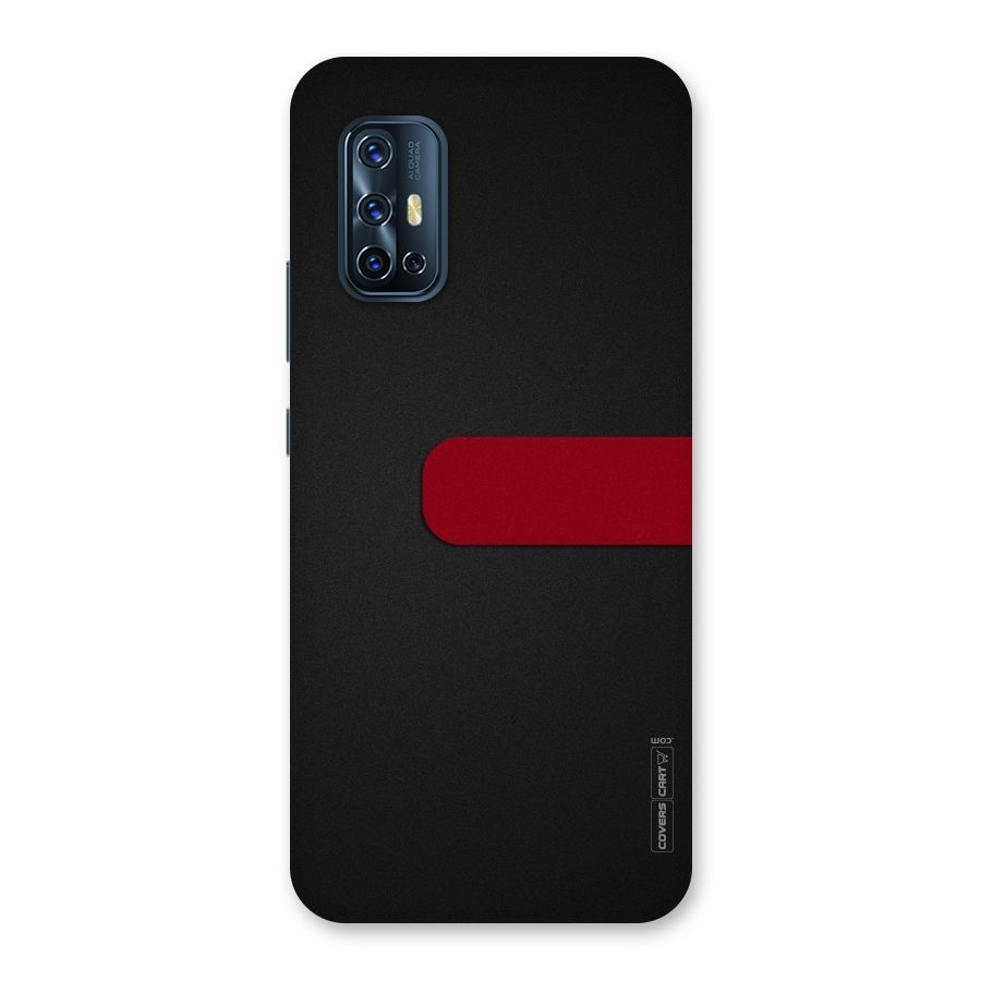 Single Red Stripe Back Case for Vivo V17