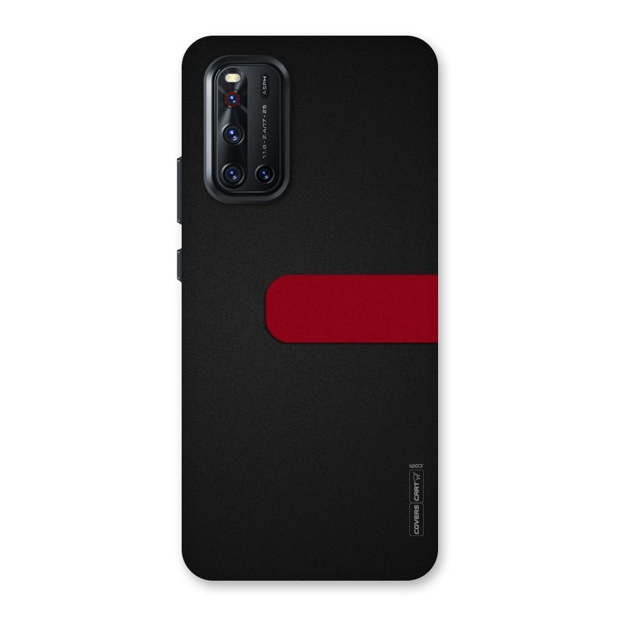 Single Red Stripe Back Case for Vivo V19