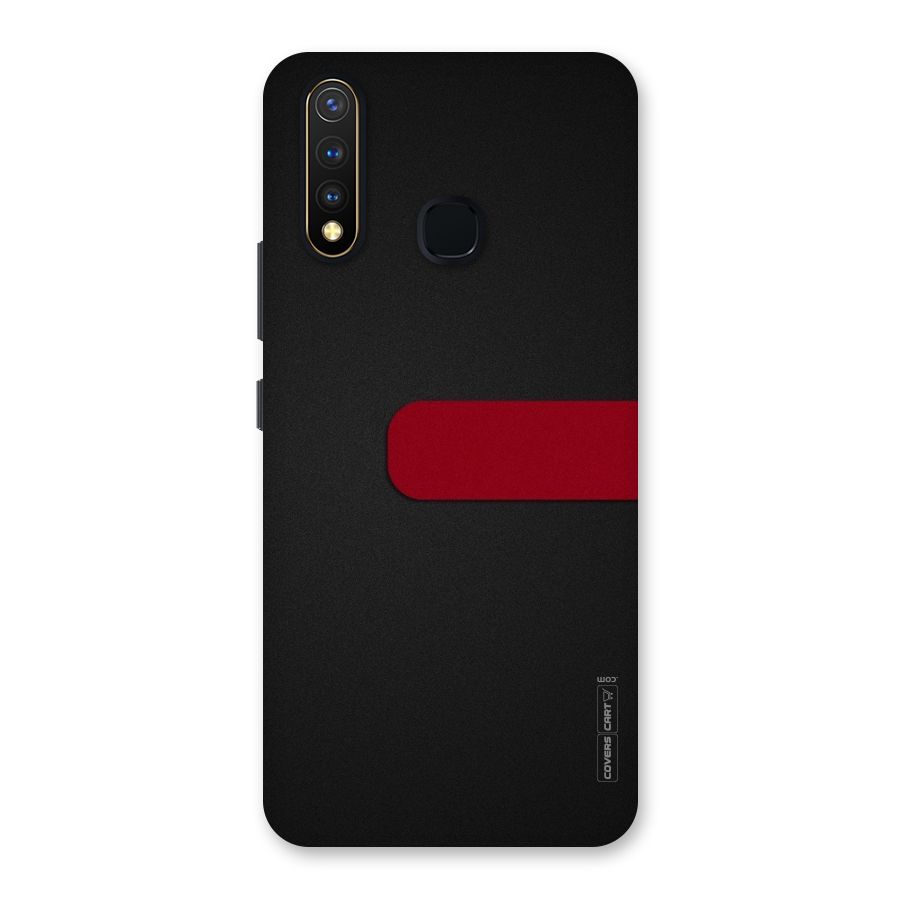 Single Red Stripe Back Case for Vivo Y19