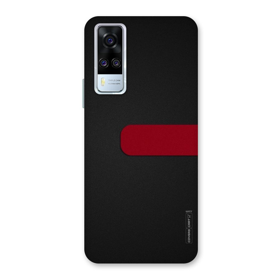 Single Red Stripe Back Case for Vivo Y31