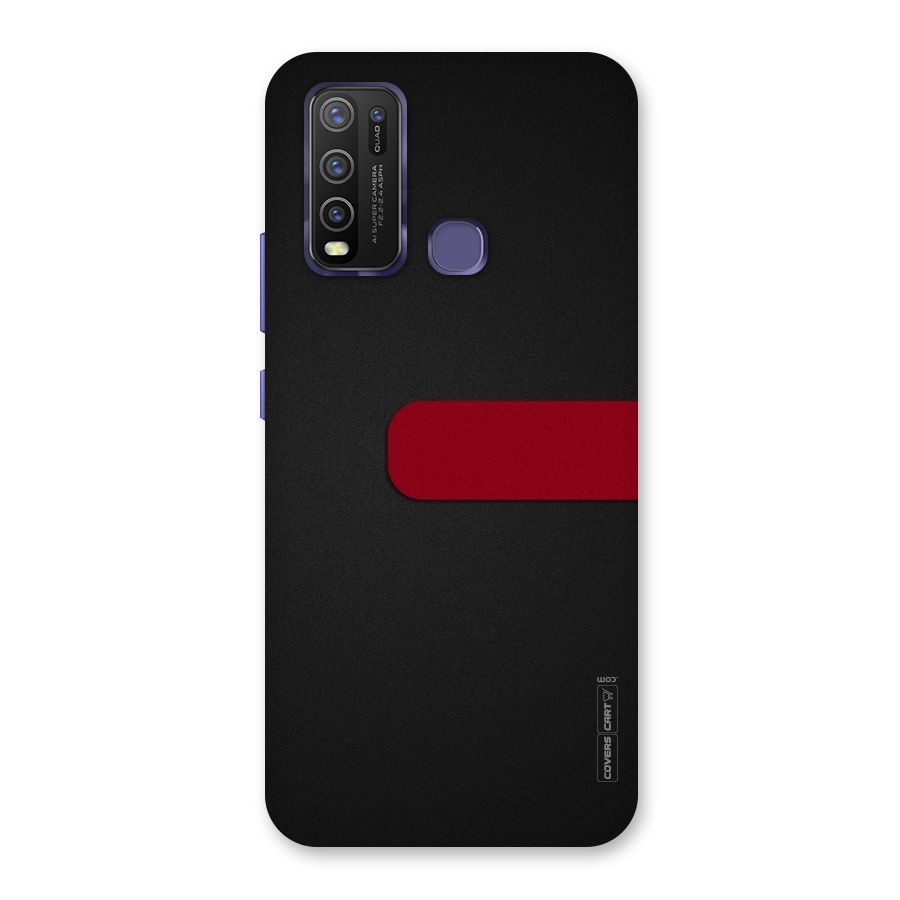 Single Red Stripe Back Case for Vivo Y50