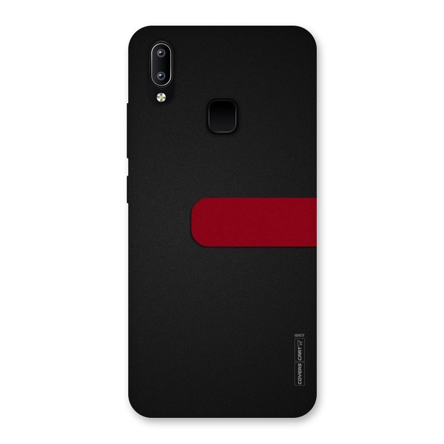 Single Red Stripe Back Case for Vivo Y93
